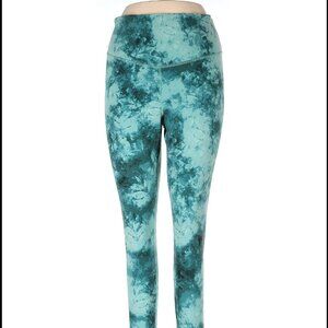 Old Navy Active - Green Tie Dye Extra High-rise 7/8 Leggings - M